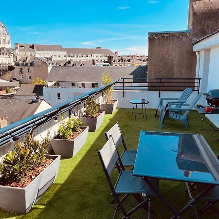 Grand Studio, Belle Terrasse Avec Vue Nantes Exterior photo