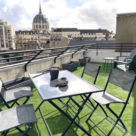 Grand Studio, Belle Terrasse Avec Vue Nantes Exterior photo