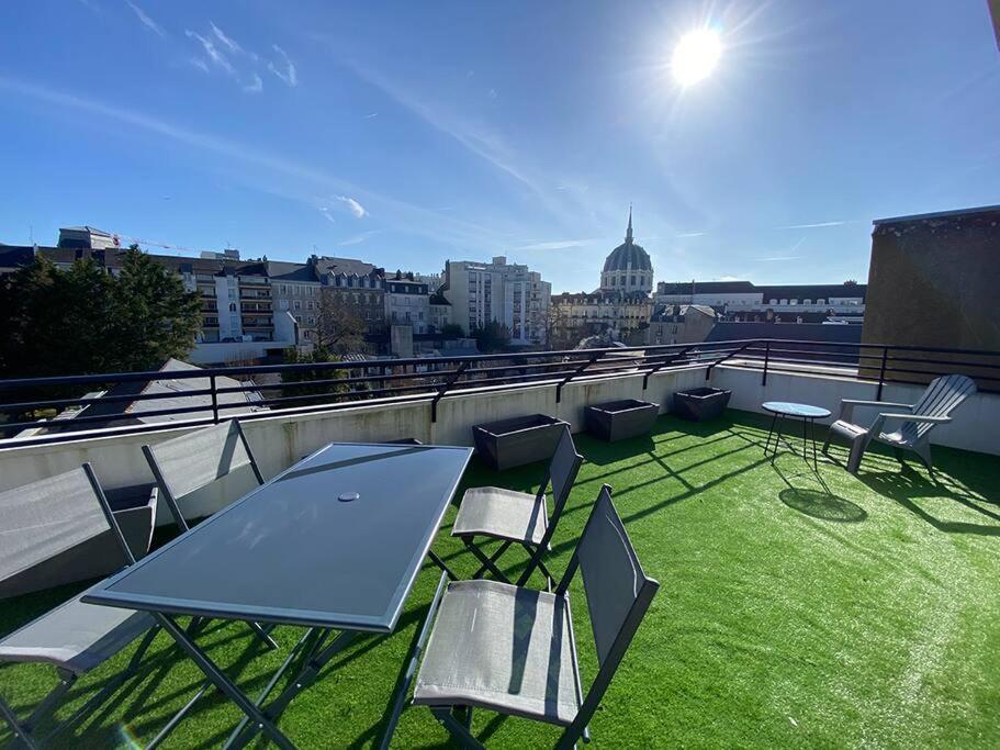 Grand Studio, Belle Terrasse Avec Vue Nantes Exterior photo